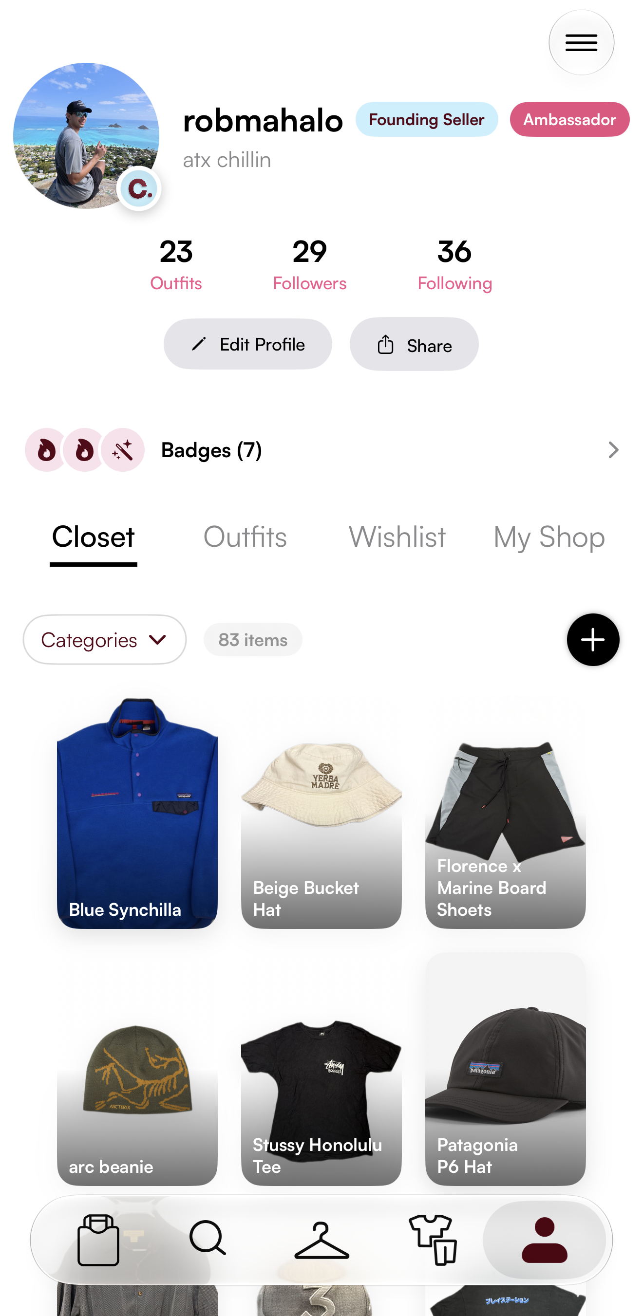 Cinched: Profile & closet