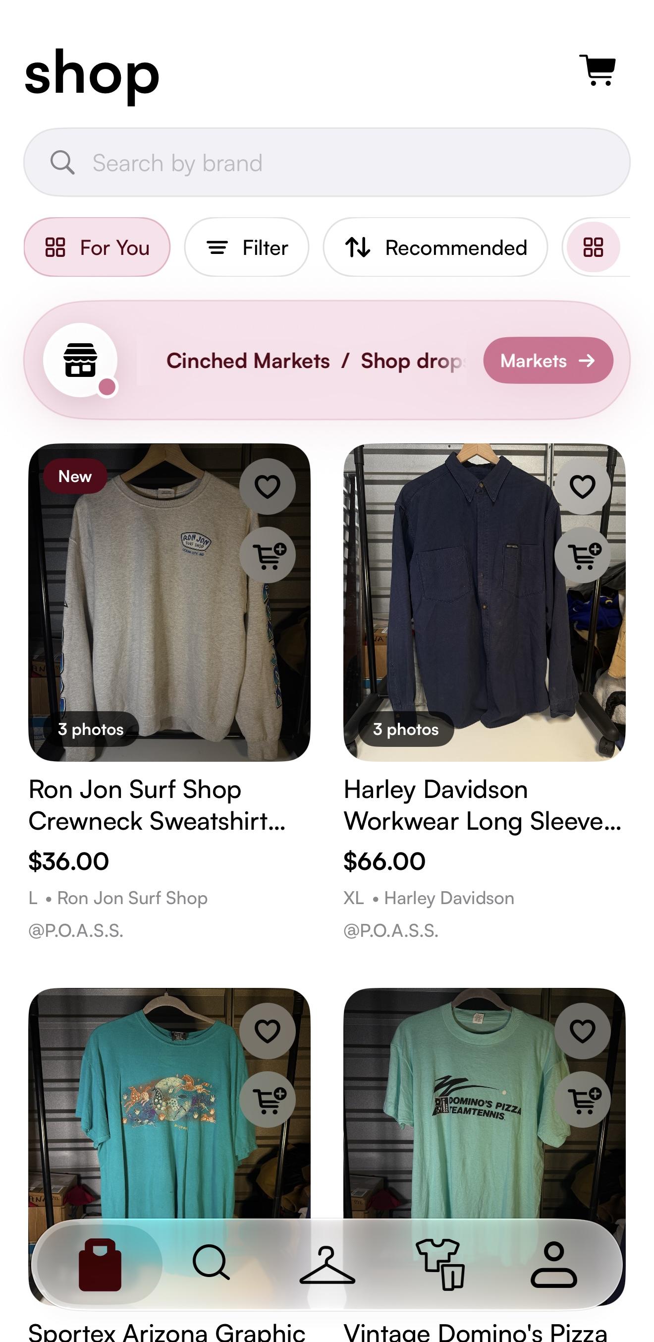 Cinched: Shop the marketplace